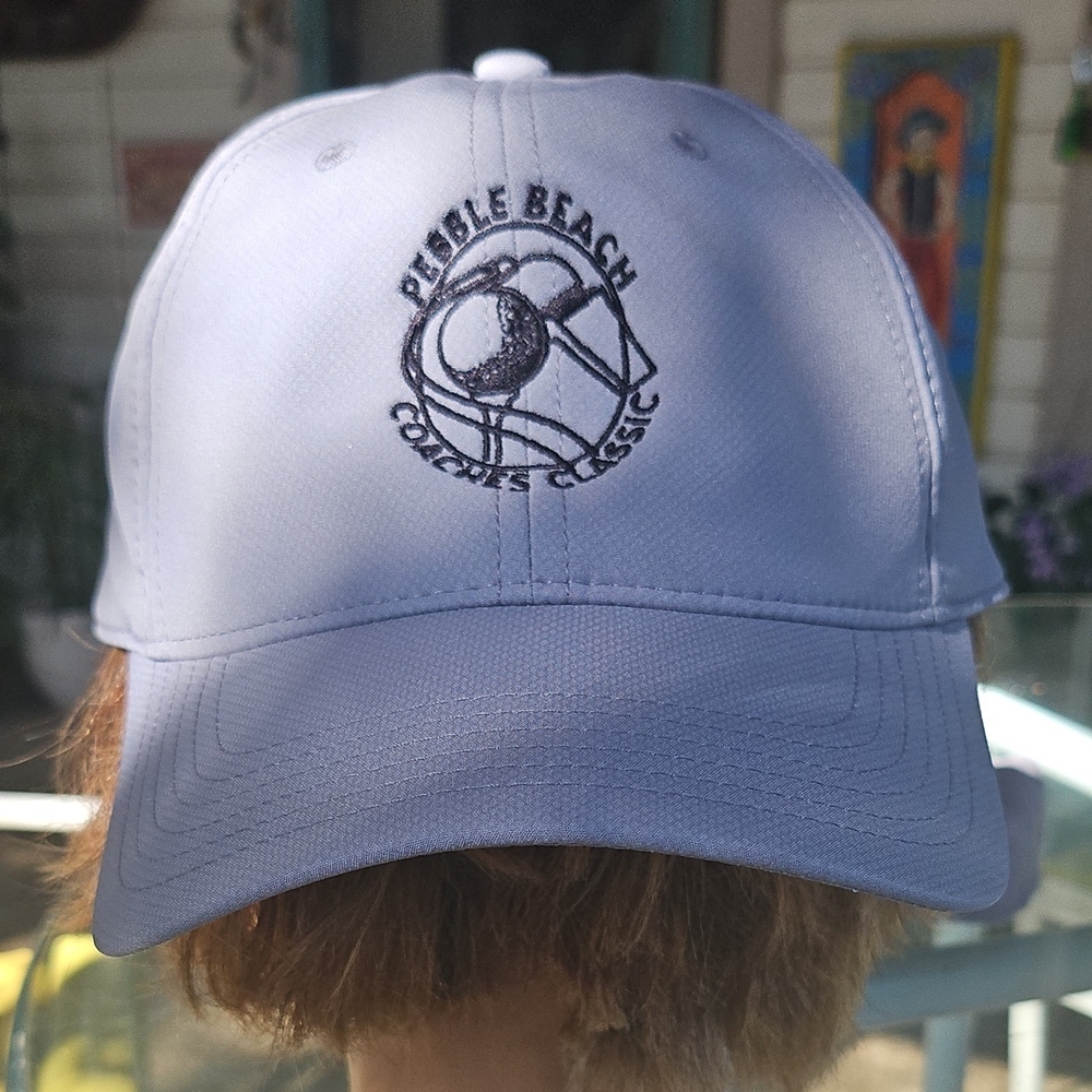 New No Tag AHEAD Ultimate Fit Grey Nylon Pebble Beach Coaches Classic Golf Hat